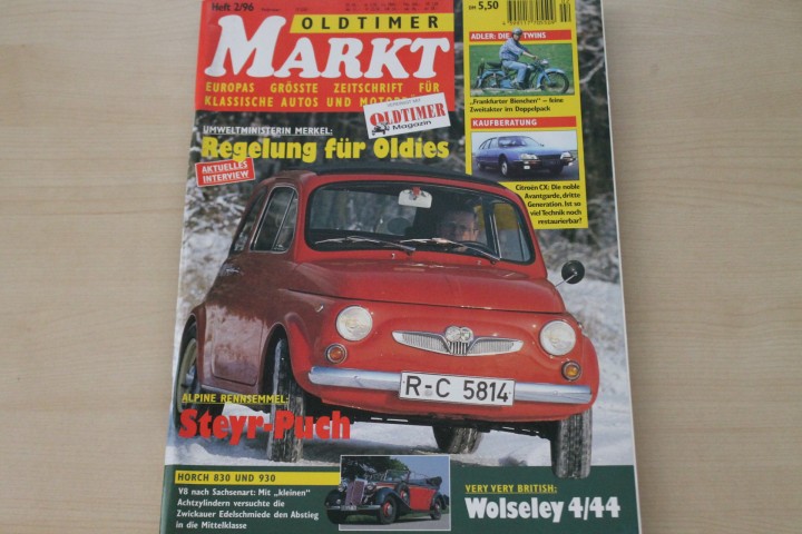 Deckblatt Oldtimer Markt (02/1996)